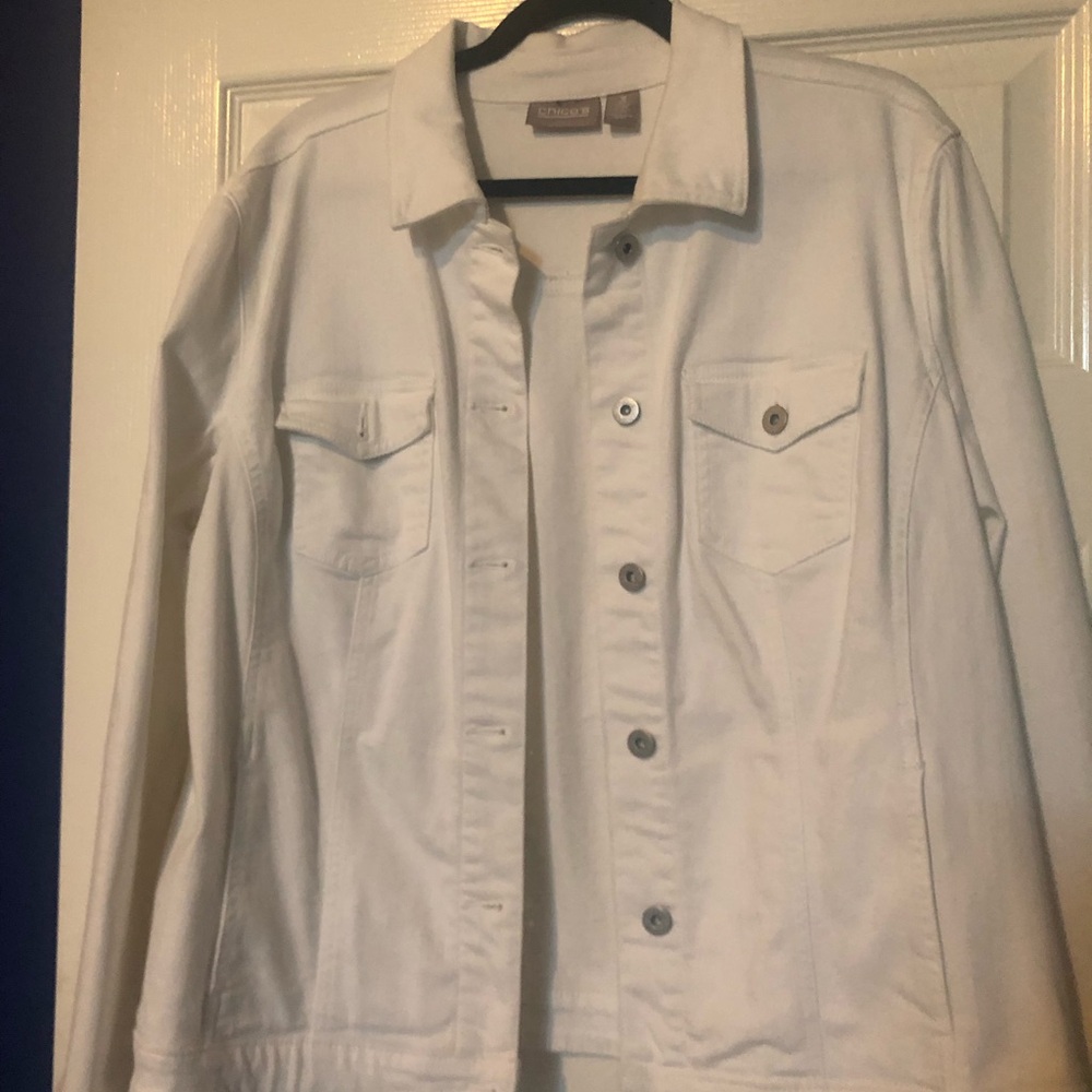 Cato’s White Denim Jacket Size 3